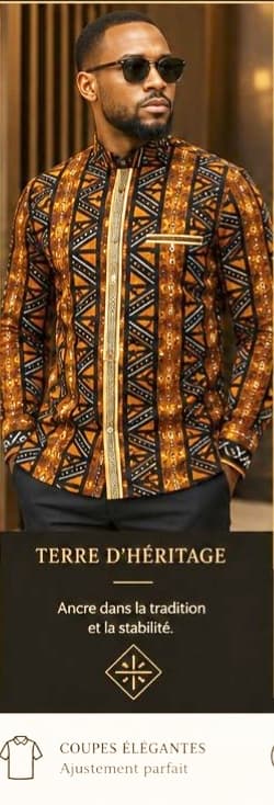 Chemise Bogolan Ogooué