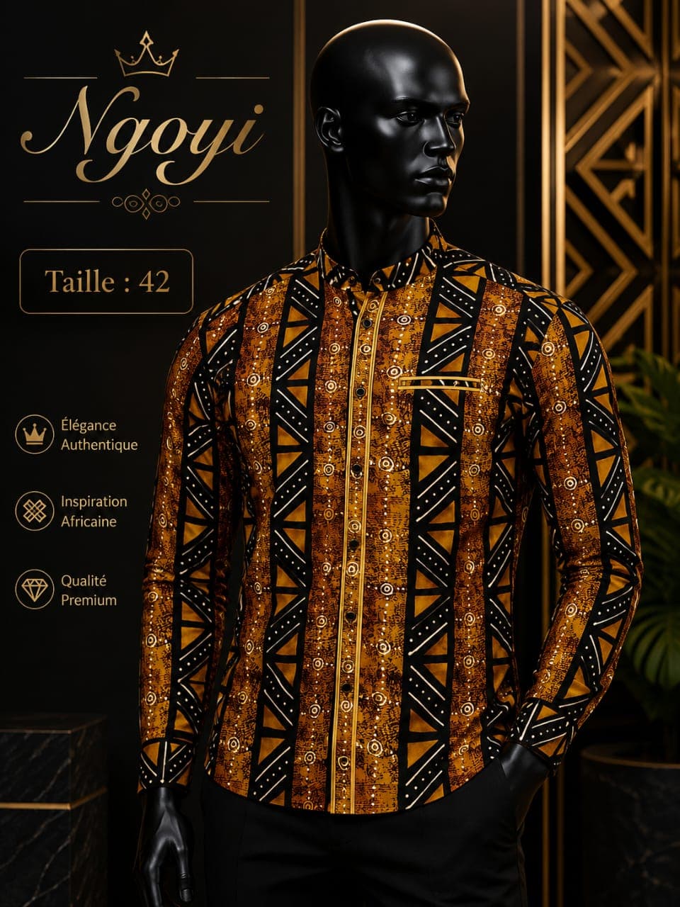 Chemise Brodée Nombakélé